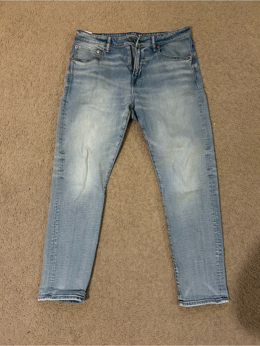 American Eagle Men's Light Blue Slim Fit Jeans - 32 x 30